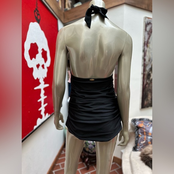 Jessica Simpson retro style one piece Swimdress S RETAIL $98 - Picture 5 of 13